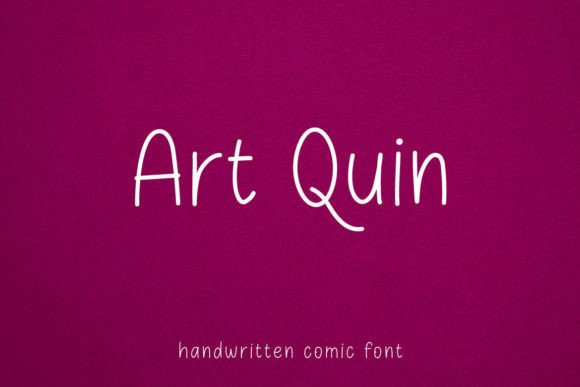 Art Quin: The Thin Handwritten Font for Polished Brands