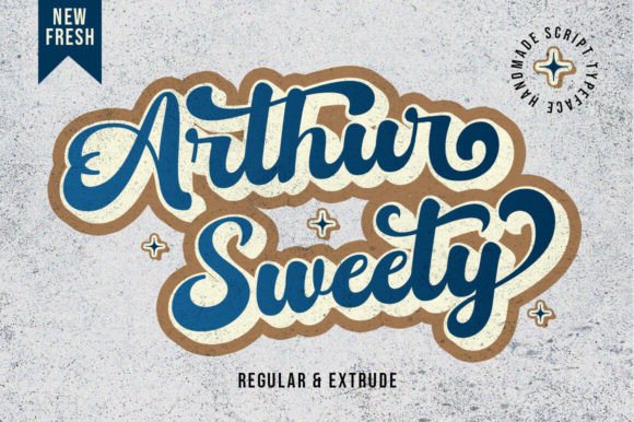 Arthur Sweety: A Modern Script Font for Web Design