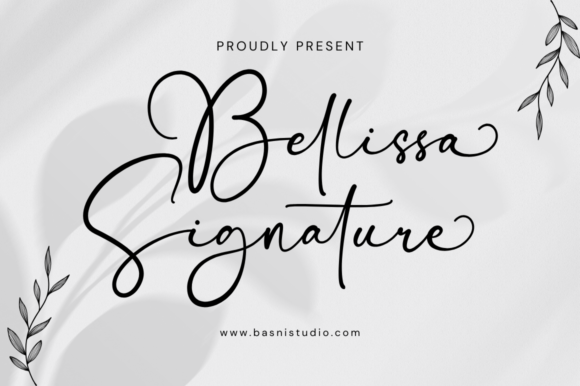 Bellissa Signature: A Modern Typeface for Handmade Brands