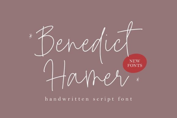 Benedict Hamer: A Modern Handwritten Font for Branding