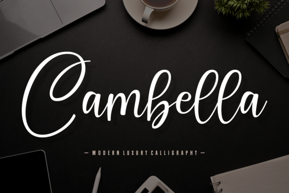 Cambella: A Script Font for Elegant Editorial Design