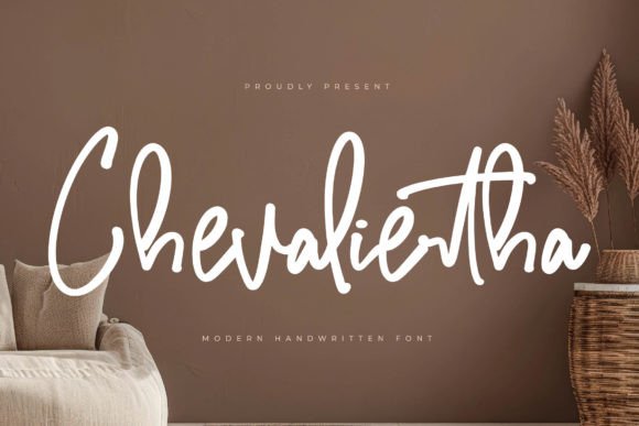 Chevaliertha: A Modern Handwritten Font for Digital Brands