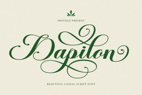 Dapilon Font: Elevate Your Campaigns with Modern Calligraphy