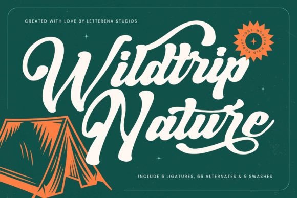 Elevate Your Brand with the Wildtrip Nature Typeface