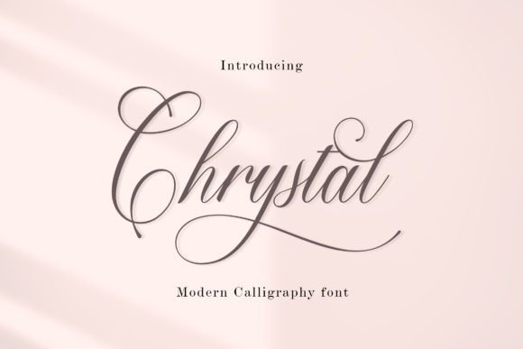 Elevate Your Crafts with the Chrystal Script Font