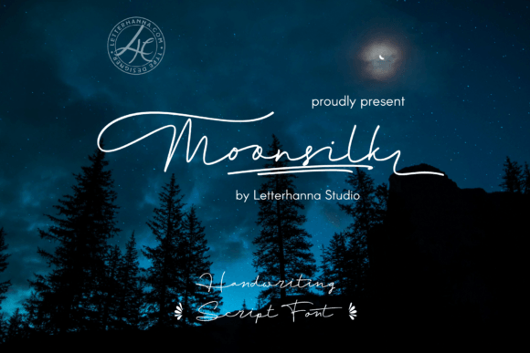 Moonsilk: A Handwritten Typeface for Modern Editorial Design