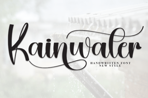 Rainwater Font Review: A Flowing Script for Brand Identity
