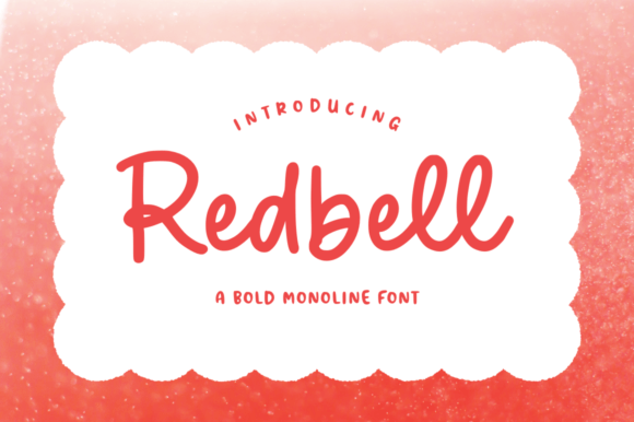 Redbell: The Bold Script Font for Modern Branding
