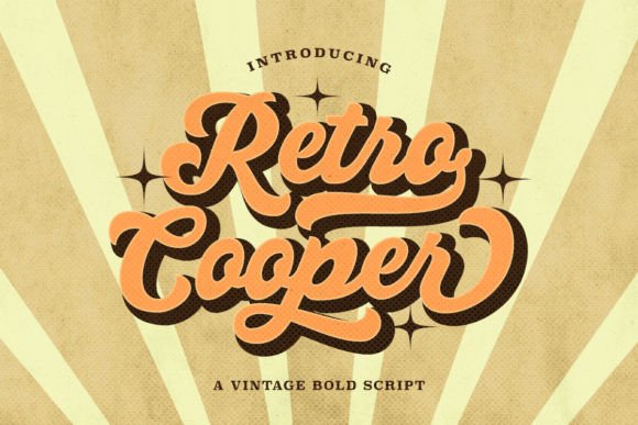 Retro Cooper: A Designer's Take on Bold Script Charm