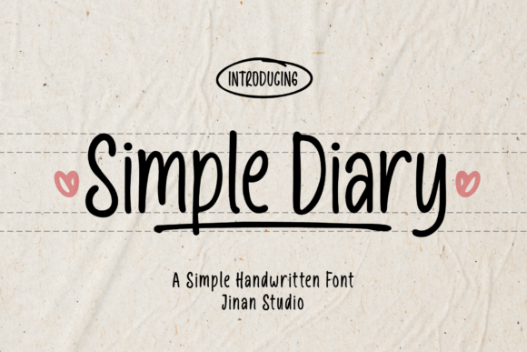 Simple Diary Font Review: A Handwritten Typeface for Branding