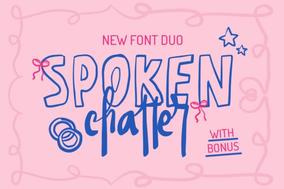 Spoken Chatter: A Handwritten Font for Modern Web Design
