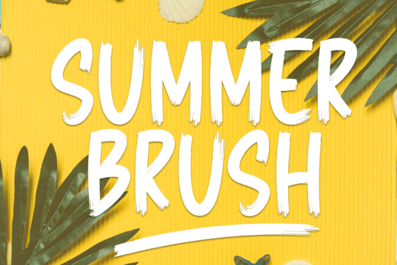 Summer Brush: The Script Font That Stops the Scroll