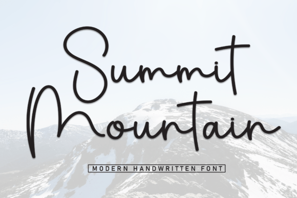 Summit Mountain Font Review for Campaign Design