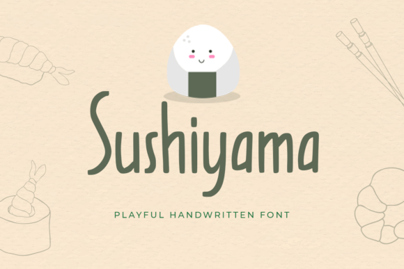 Sushiyama Font: A Sweet Handwritten Typeface for Branding