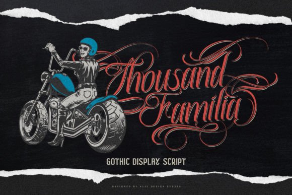 Thousand Familia: A Bold Script Typeface for Web Design
