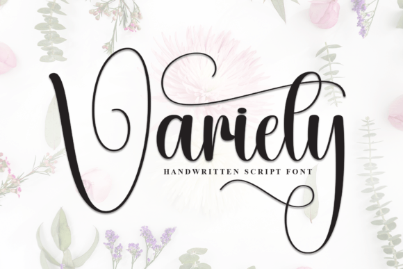 Variety Font: Elevate Your Brand with Elegant Script Typography