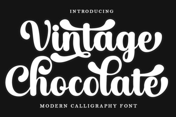 Vintage Chocolate: The Perfect Script Font for Handmade Brands